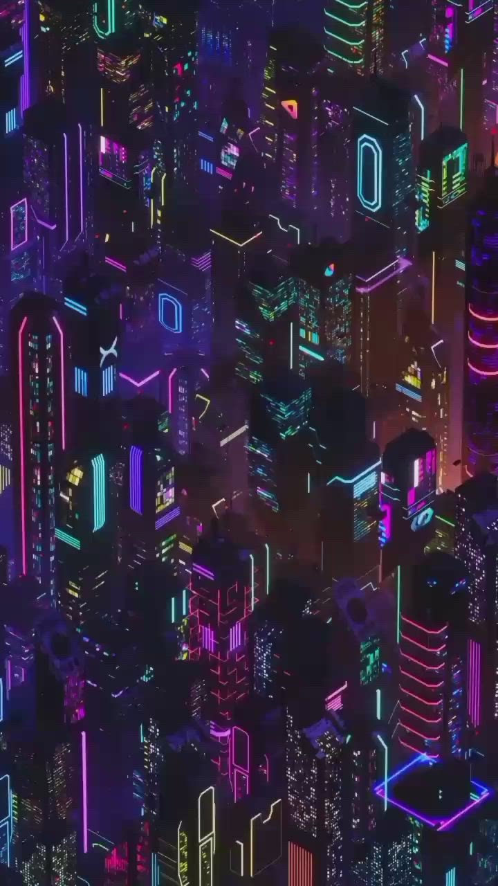 Neon Skylines Illuminated Download Wallpapers