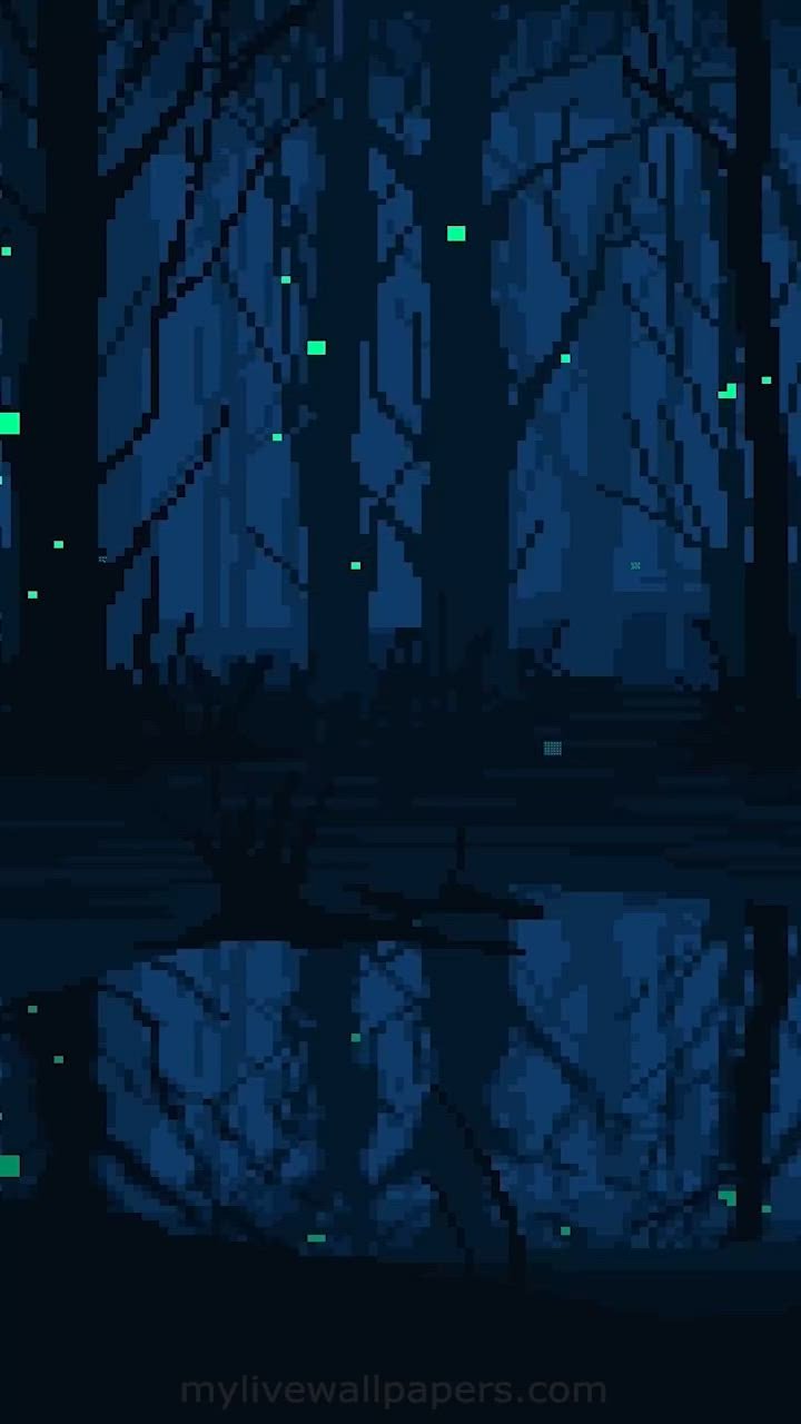 Enchanted Glow in Dark Woods Download Wallpapers