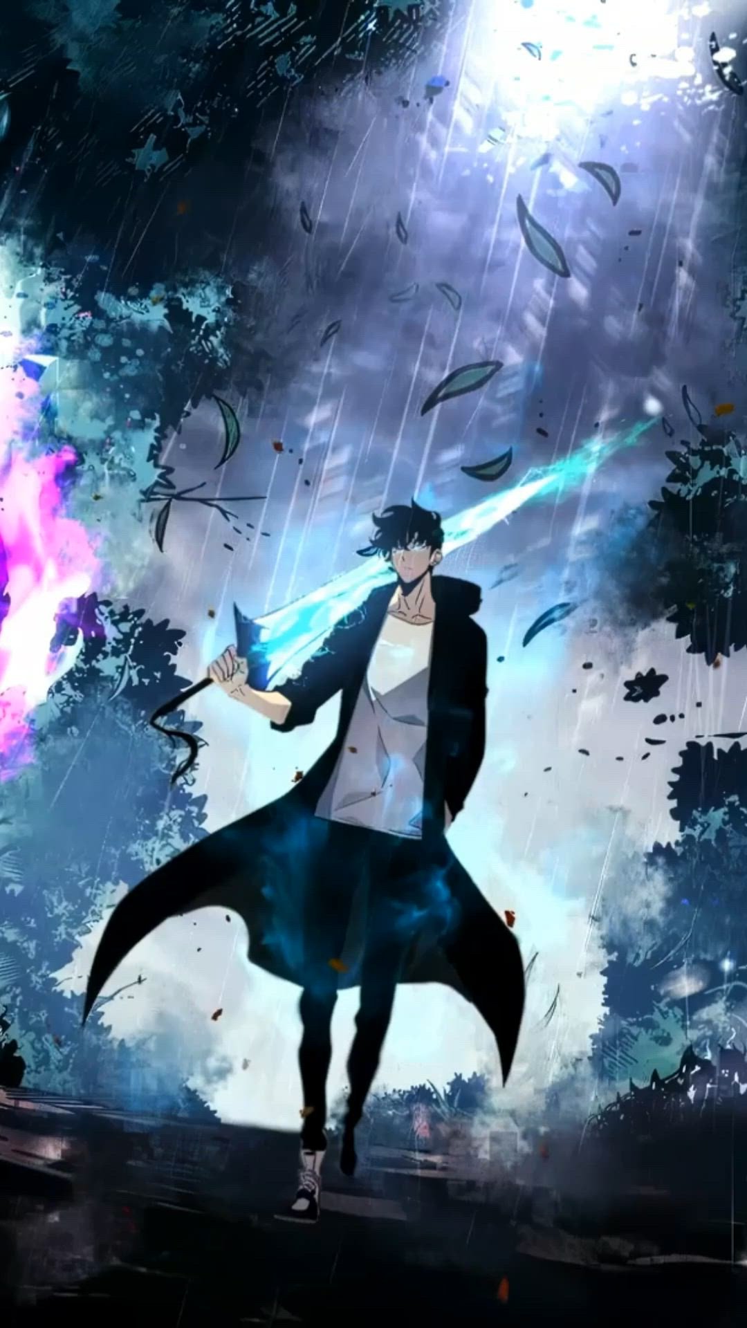 Anime Hero Stands Boldly Download Wallpapers