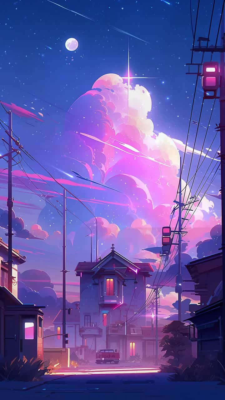 Neon Skyline Glow Download Wallpapers