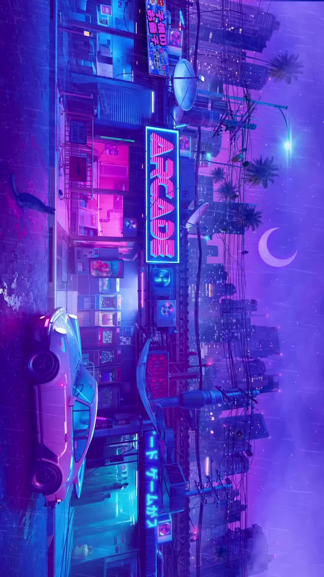 Neon Metropolis After Dark Download Wallpapers