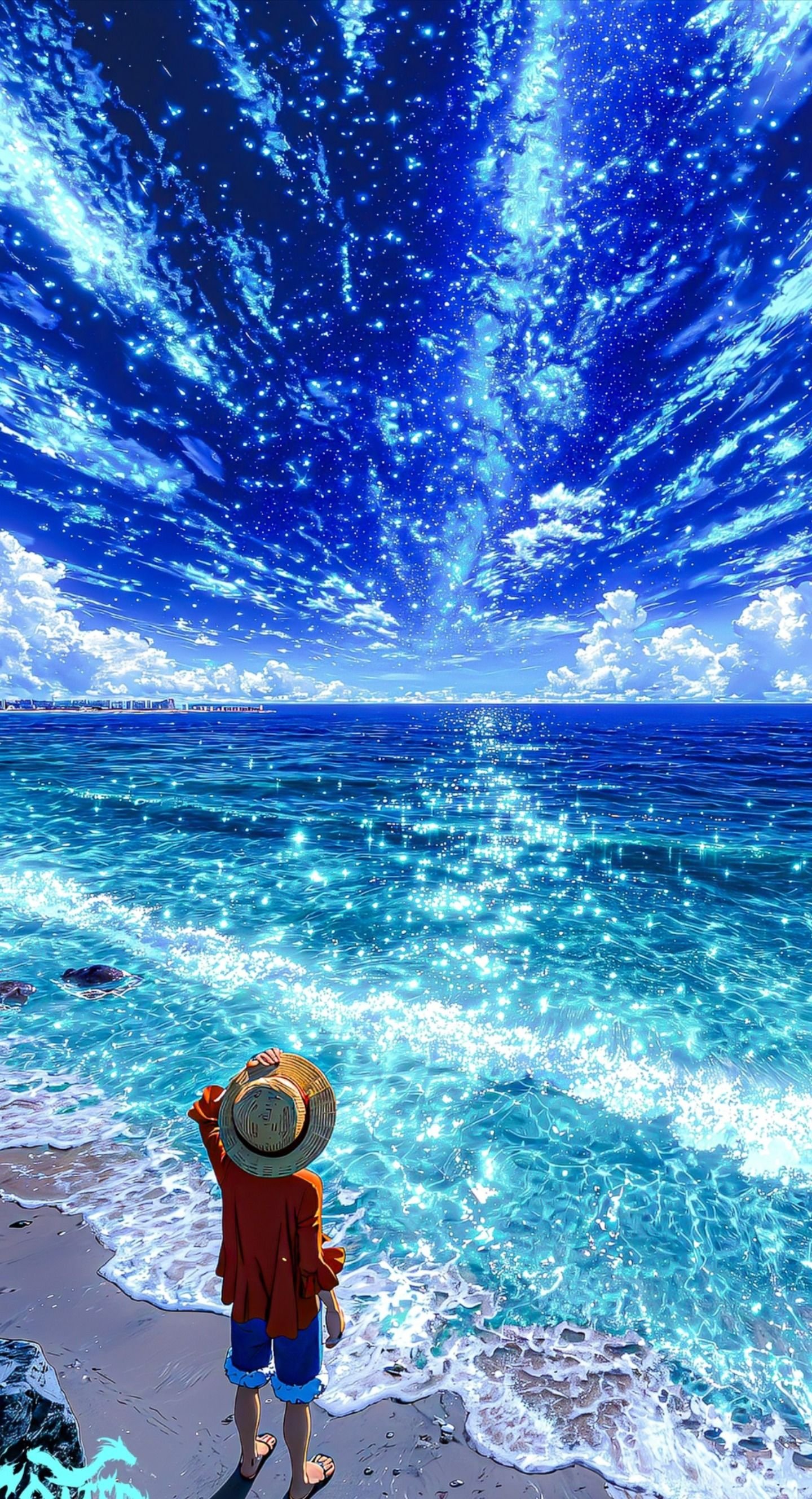 Vibrant Anime Landscape Illustration Download Wallpapers