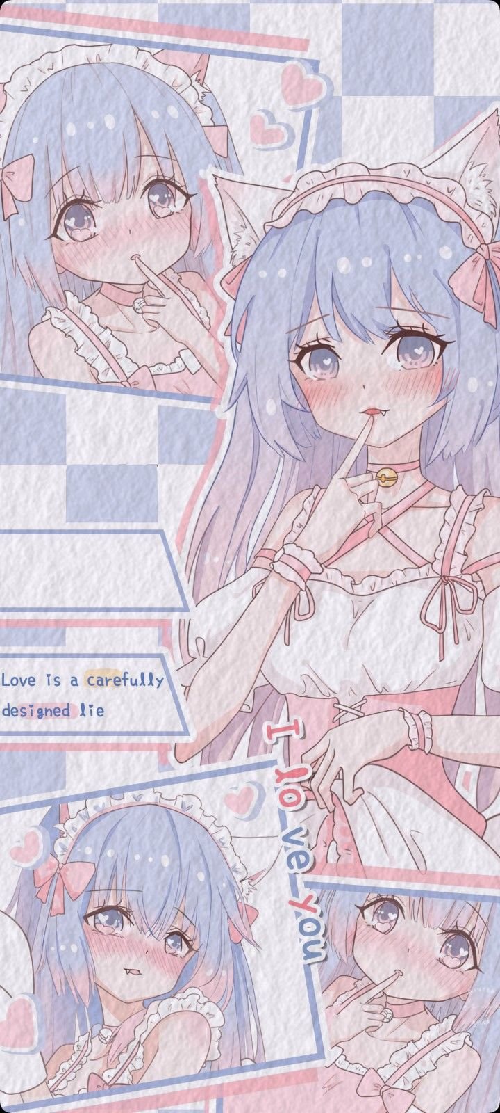 Kawaii Anime Girl Illustration Design Download Wallpapers