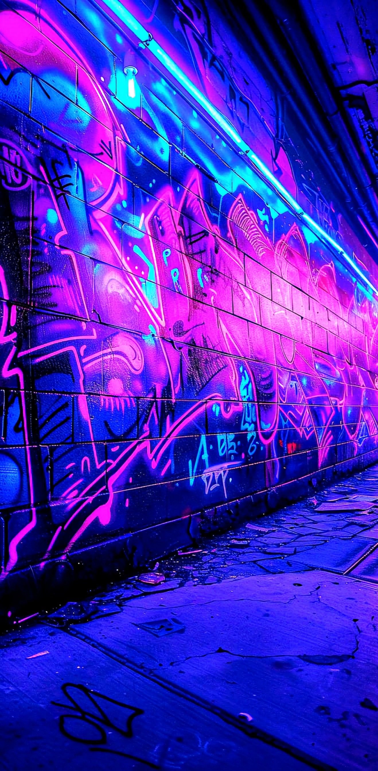 Neon Cityscape Cyberpunk Glow Download Wallpapers