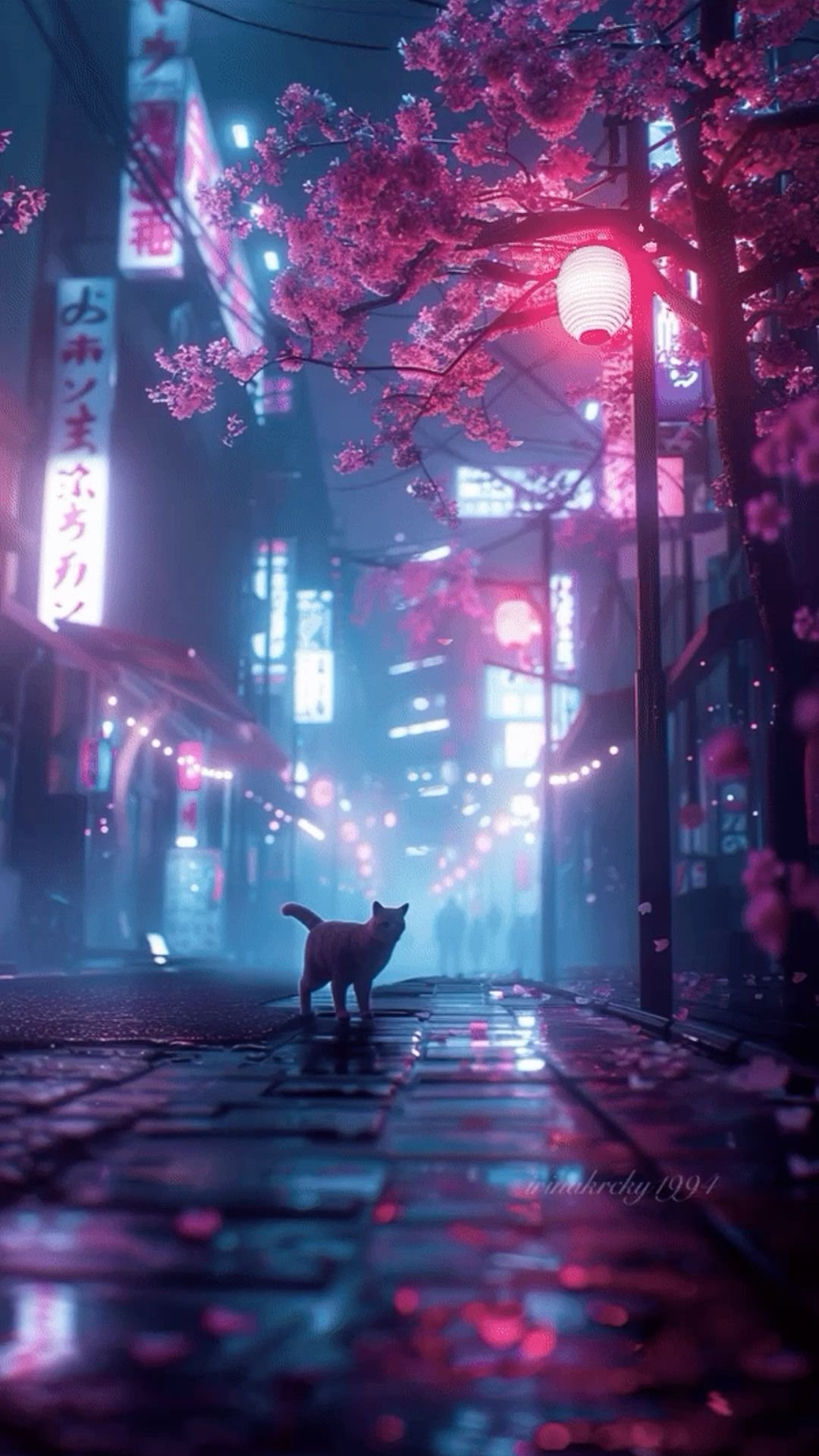 Neon Skyline Cyberpunk Glow Download Wallpapers