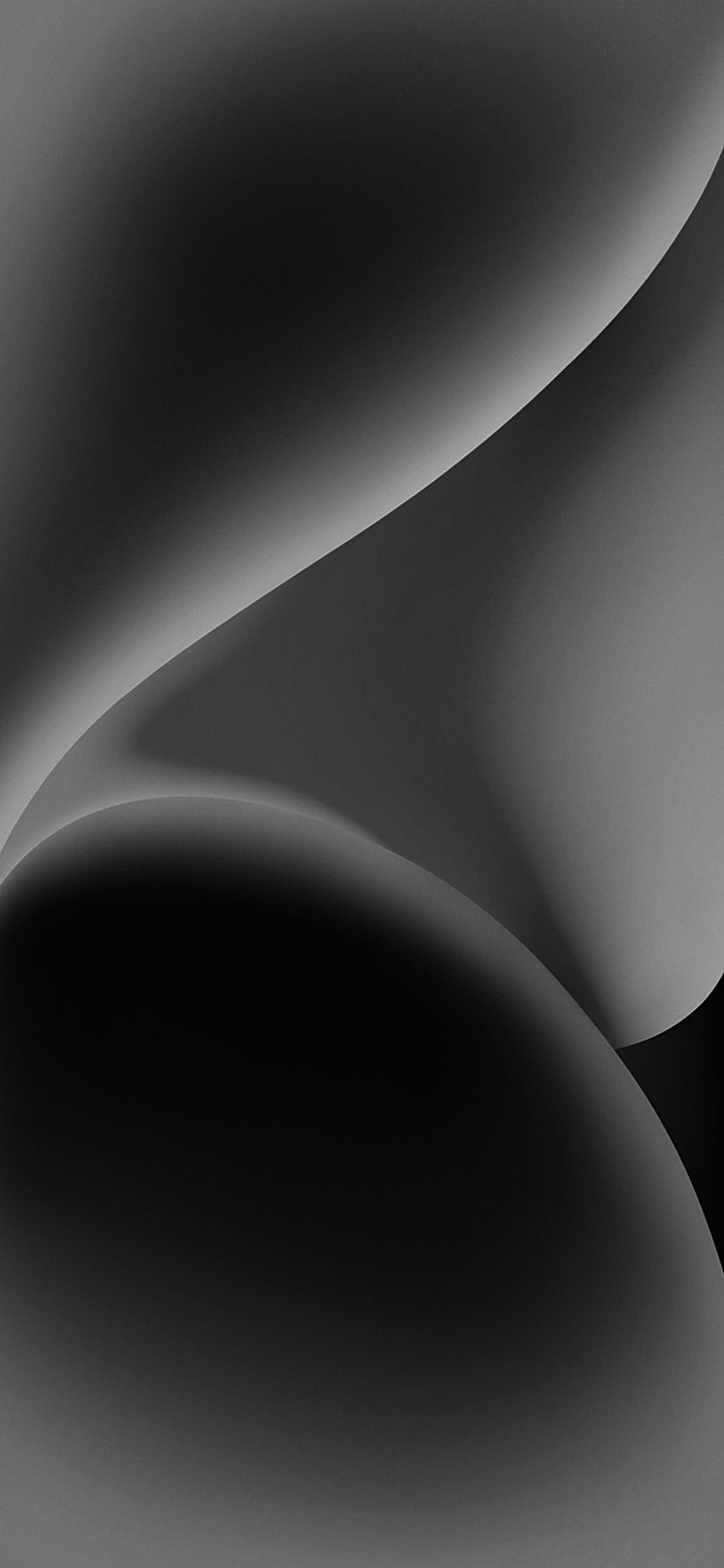 Minimal Black White Abstract Curves Download Wallpapers