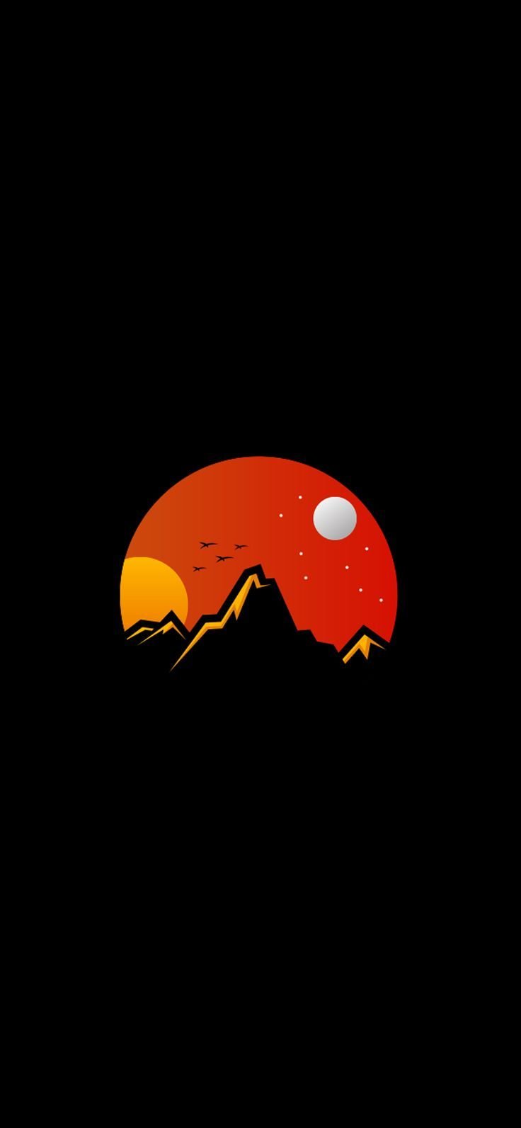 Minimal Sunset Gradient Mobile Download Wallpapers