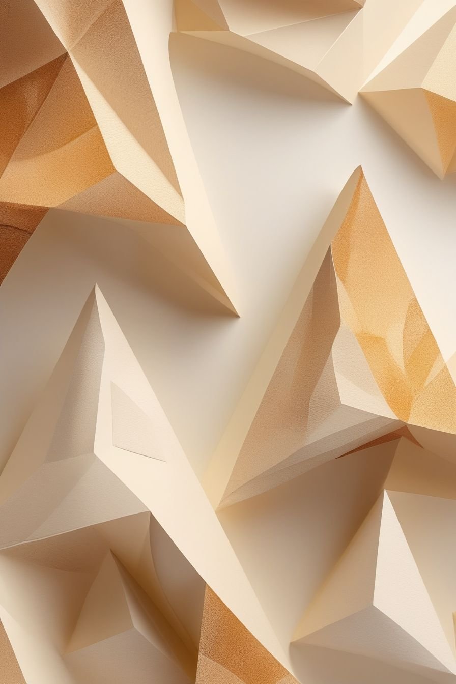 Minimalist Geometric Origami Pattern Download Wallpapers