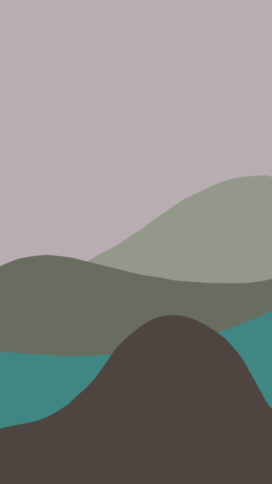 Minimalist Mountain Horizon Phone Background Download Wallpapers