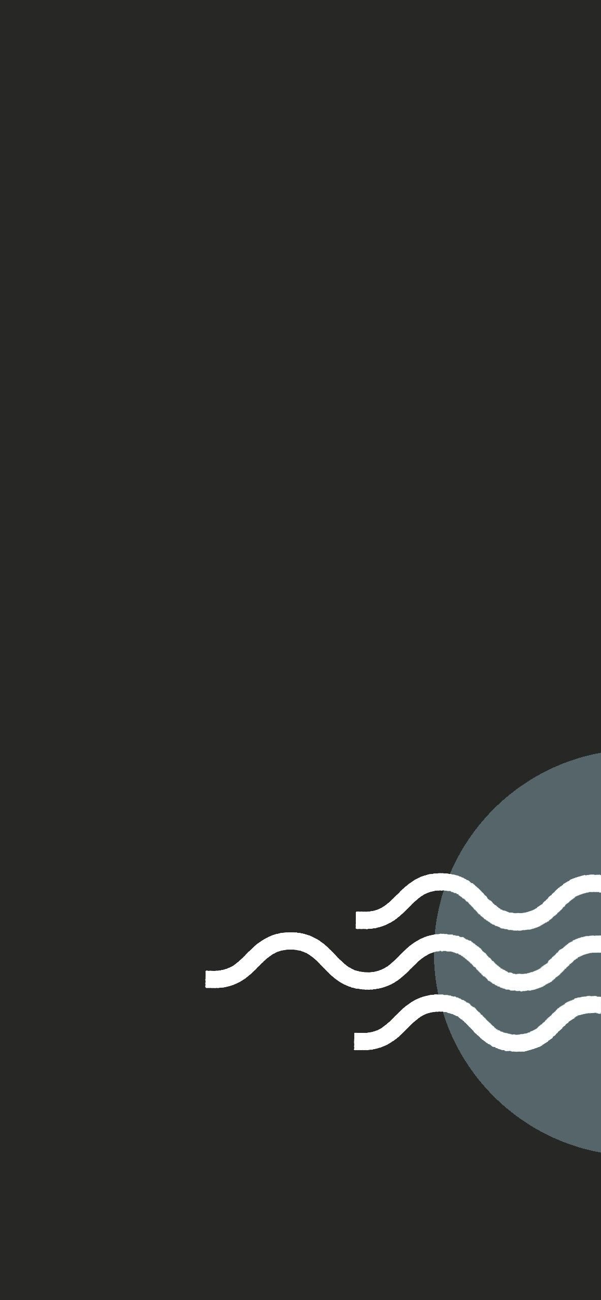 Minimalist Ocean Wave Monochrome Download Wallpapers