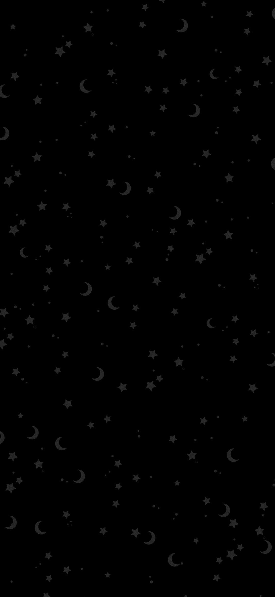 Minimalist Moon Star Nightscape Download Wallpapers