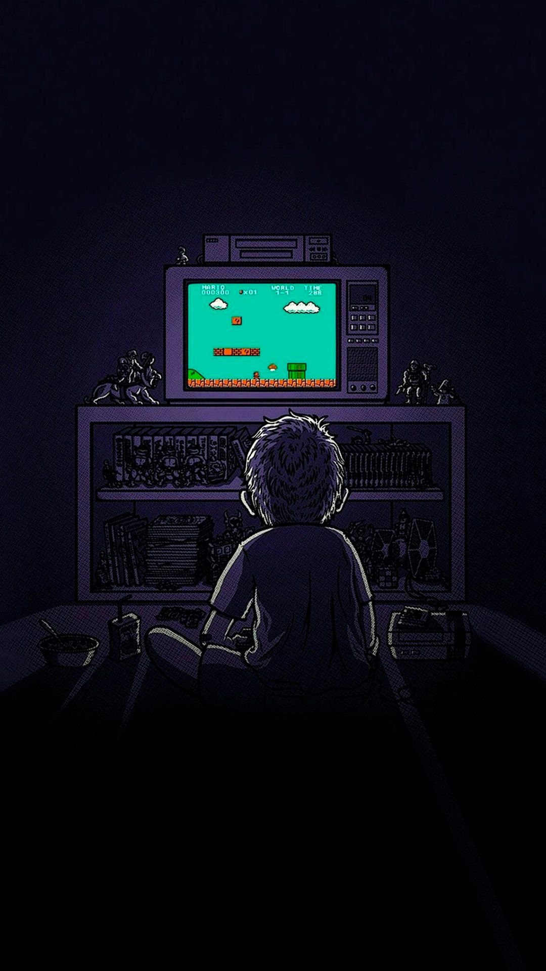 Retro Gaming Pixel Art Background Download Wallpapers