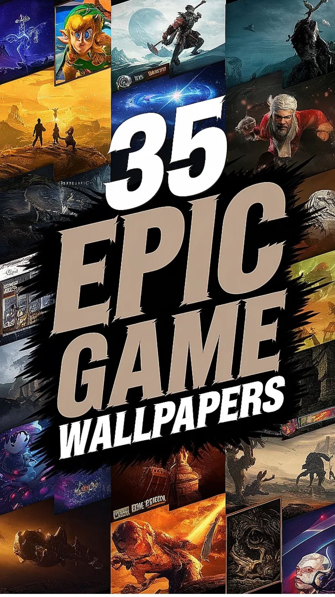 Epic Gaming Collage Art Download Wallpapers