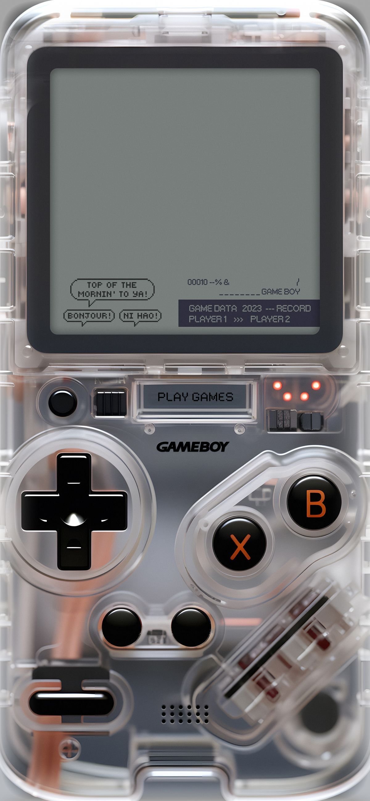 Retro Gameboy in Plastic Case Download Wallpapers