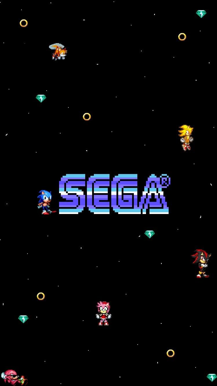 Retro SEGA Pixel Art Design Download Wallpapers