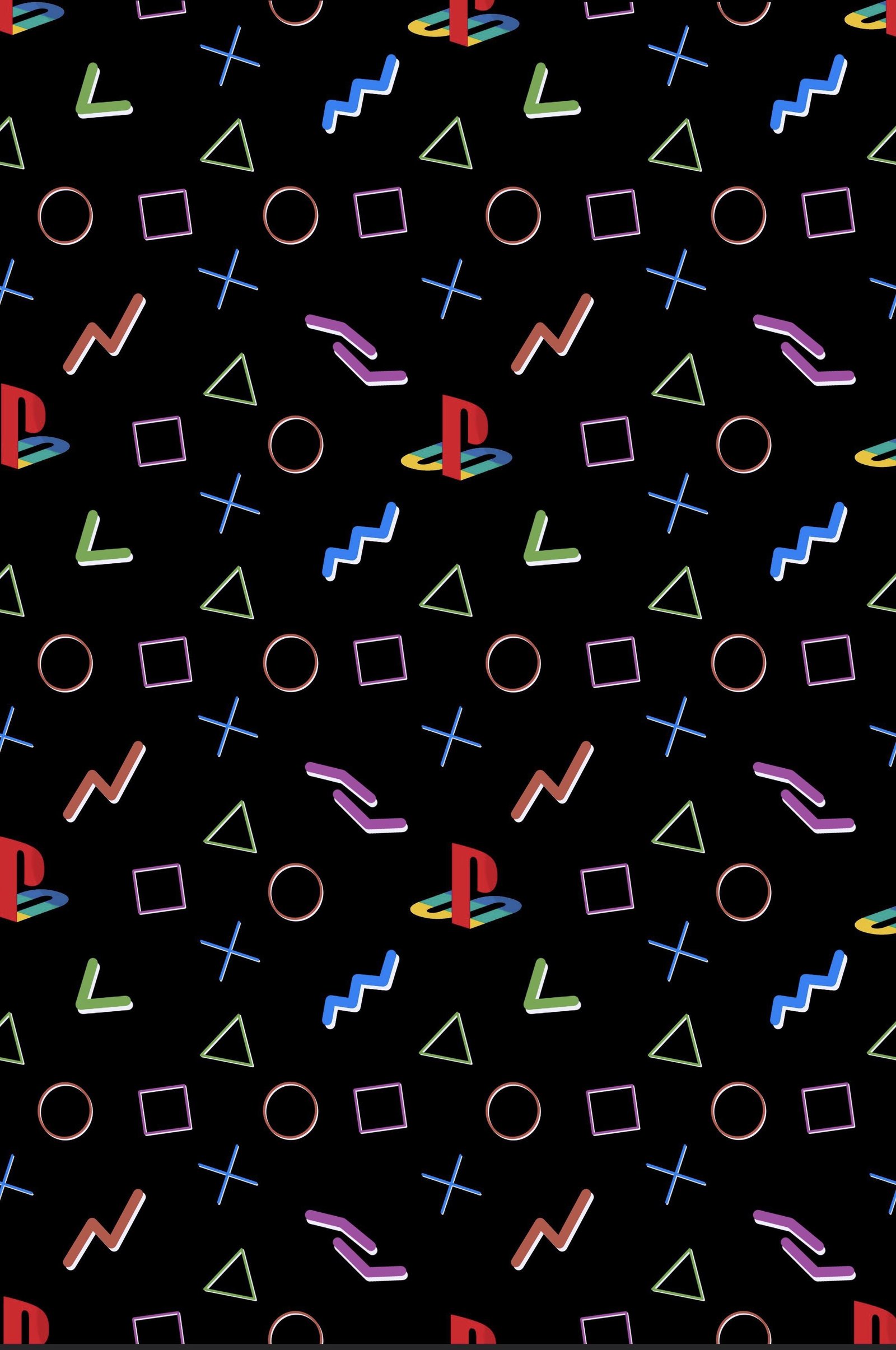 Vibrant Letters on Dark Display Download Wallpapers