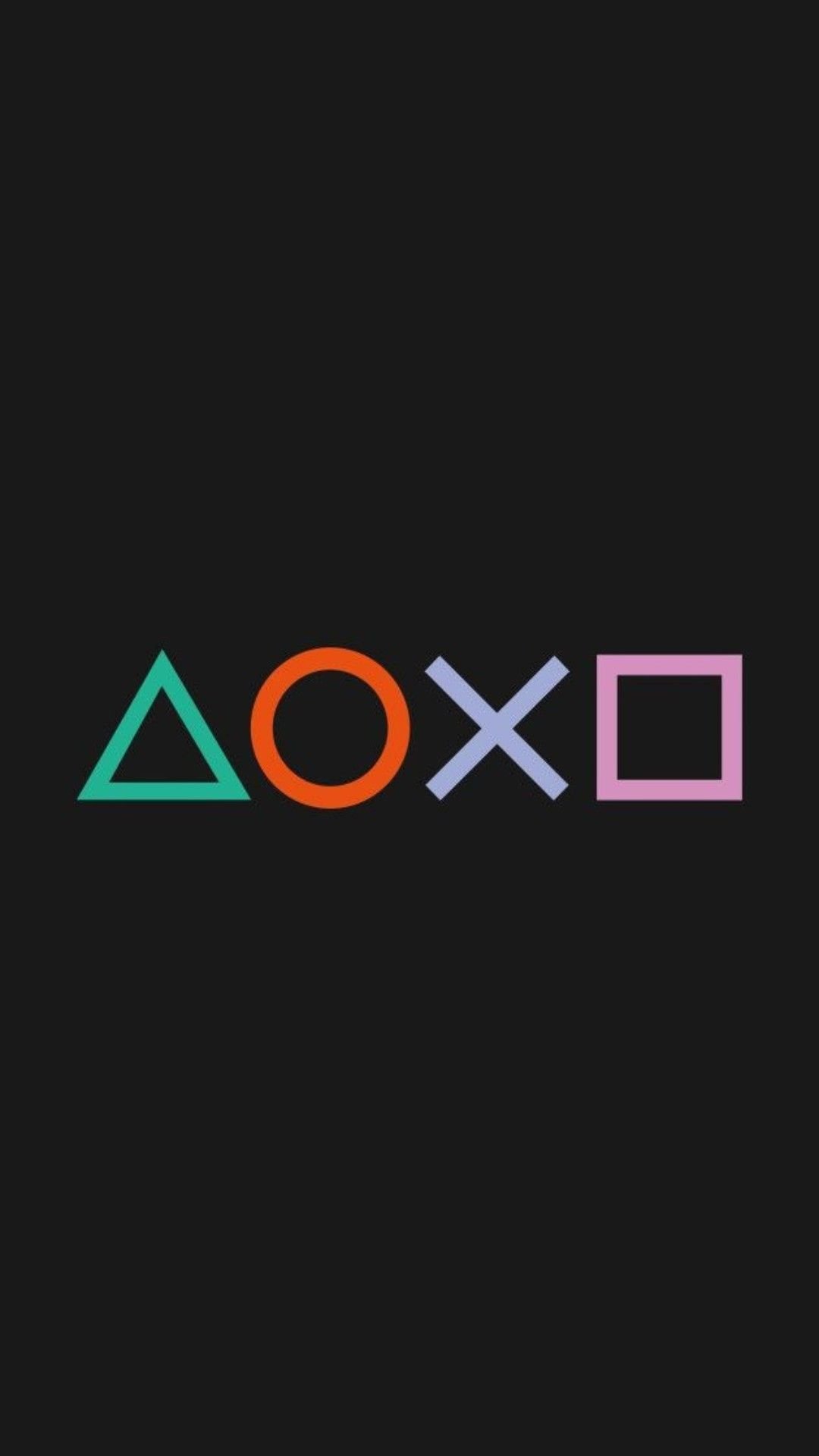 Vibrant XO on Dark Gradient Download Wallpapers