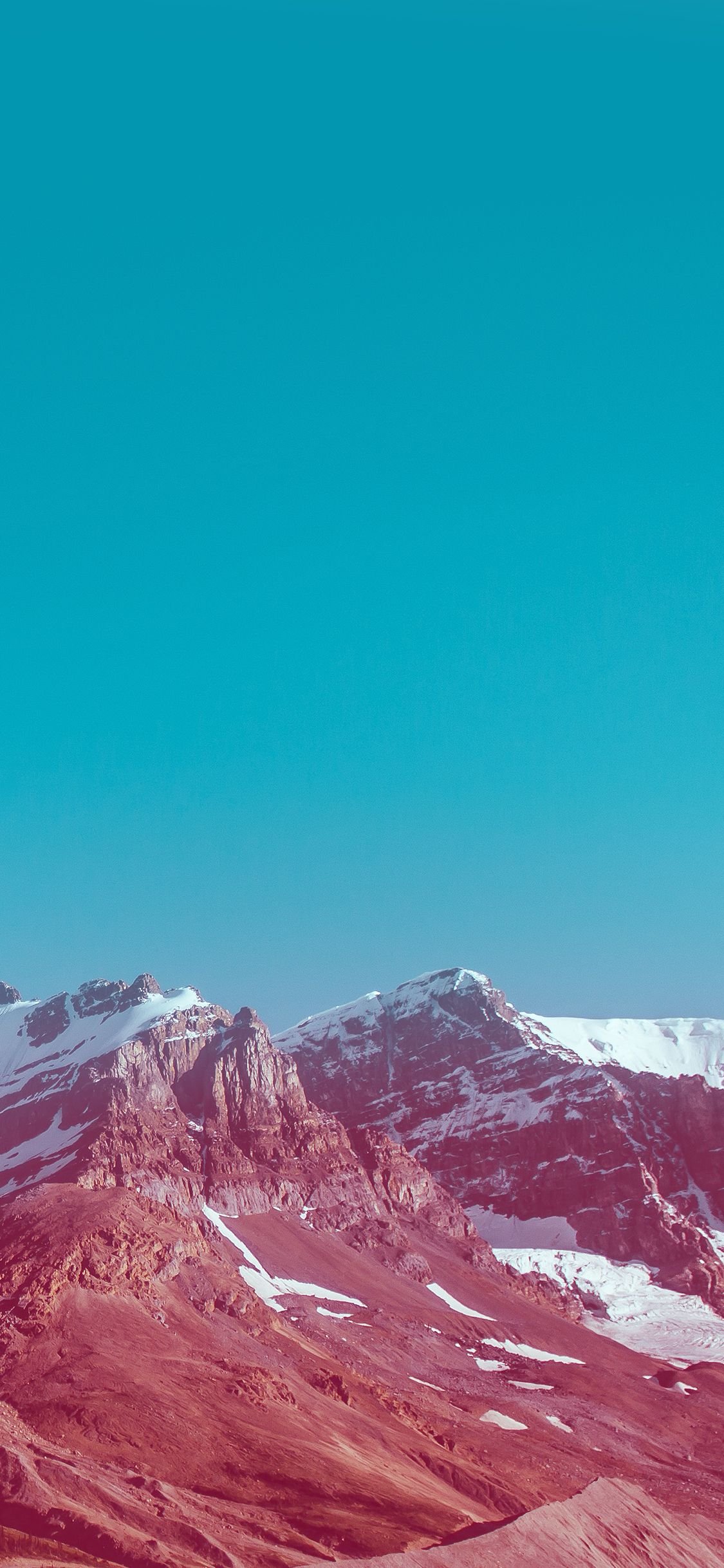 Snow-Capped Peaks with Soaring Plane Download Wallpapers