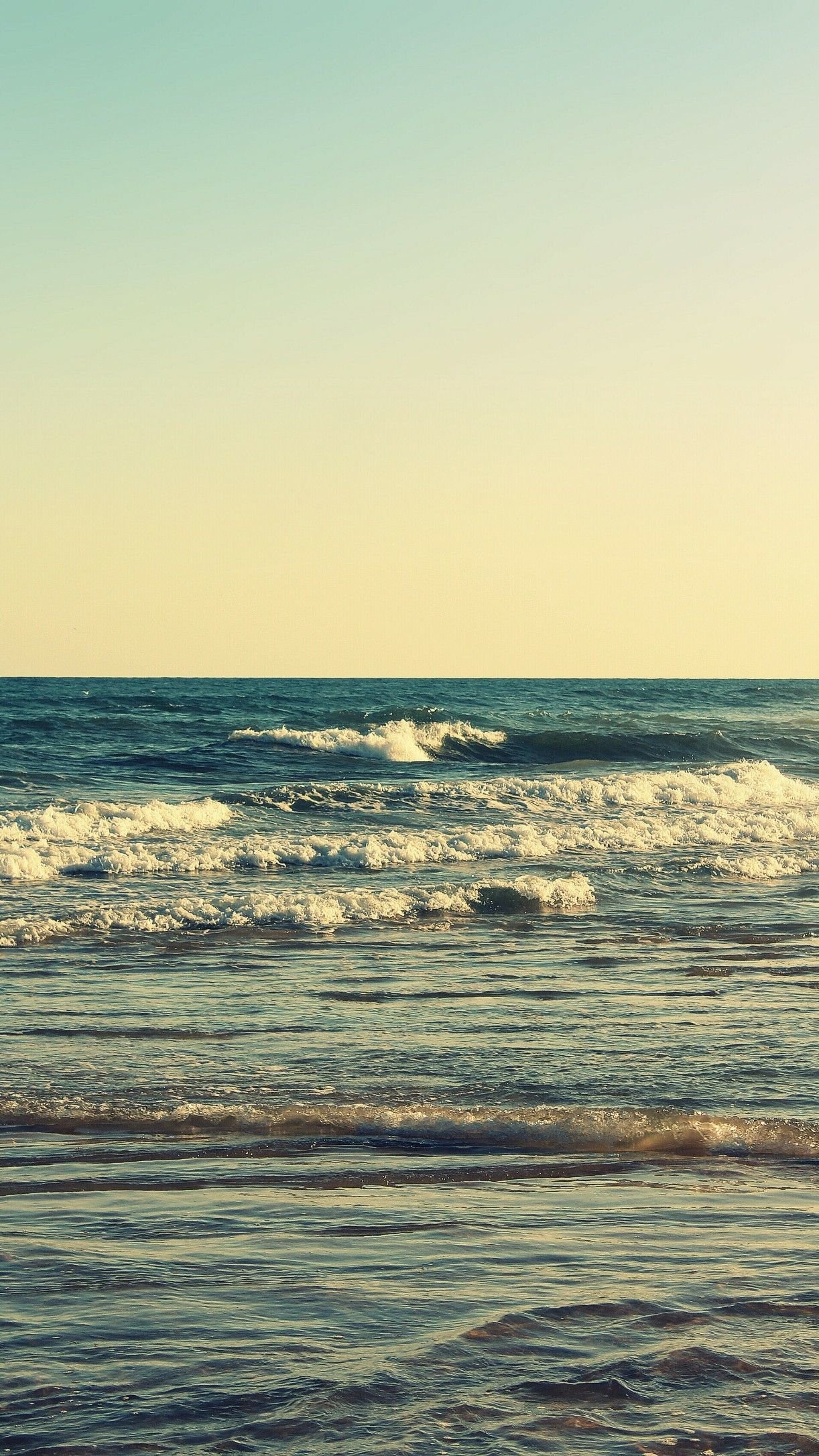 Sunset Surfing Ocean Waves Download Wallpapers