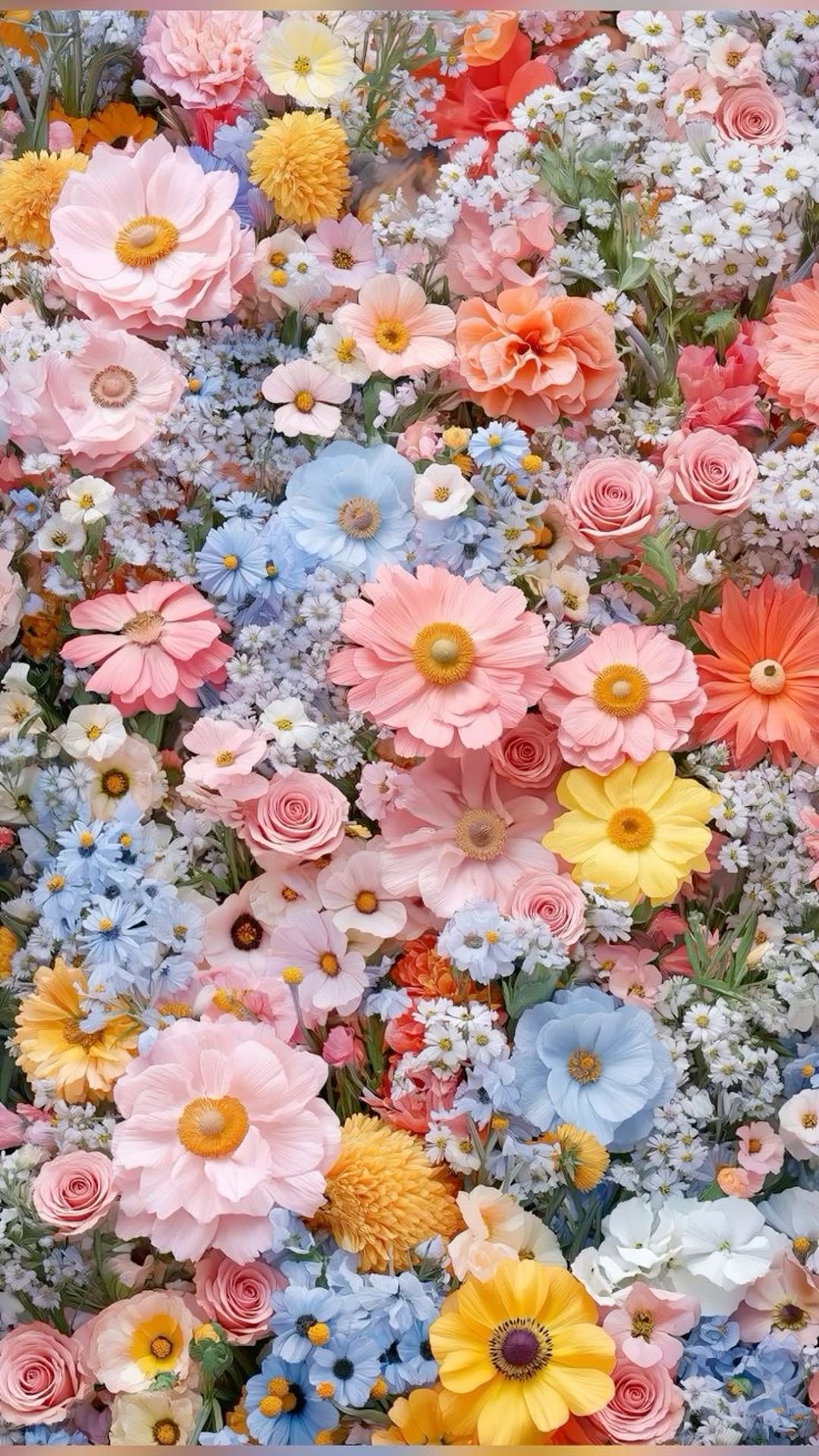 Floral Serenity Mobile Background Download Wallpapers