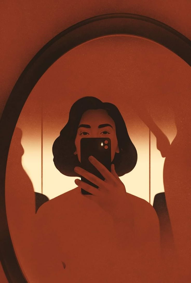 Mirror selfie Download Wallpapers