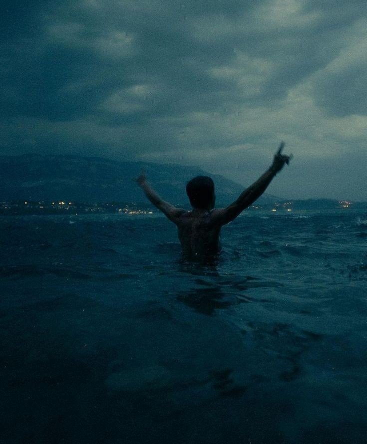 Evening swimming Download Wallpapers
