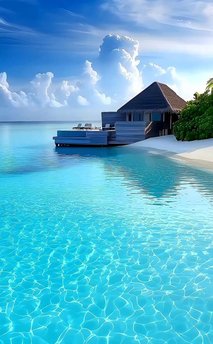 House by a building Download Wallpapers