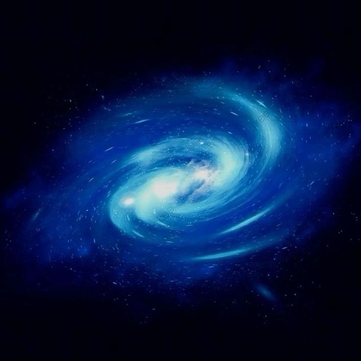Blue galaxy Download Wallpapers