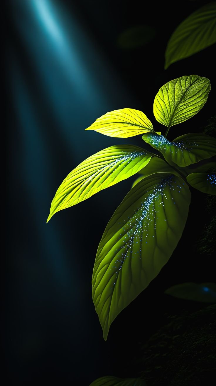 Leaves in a view