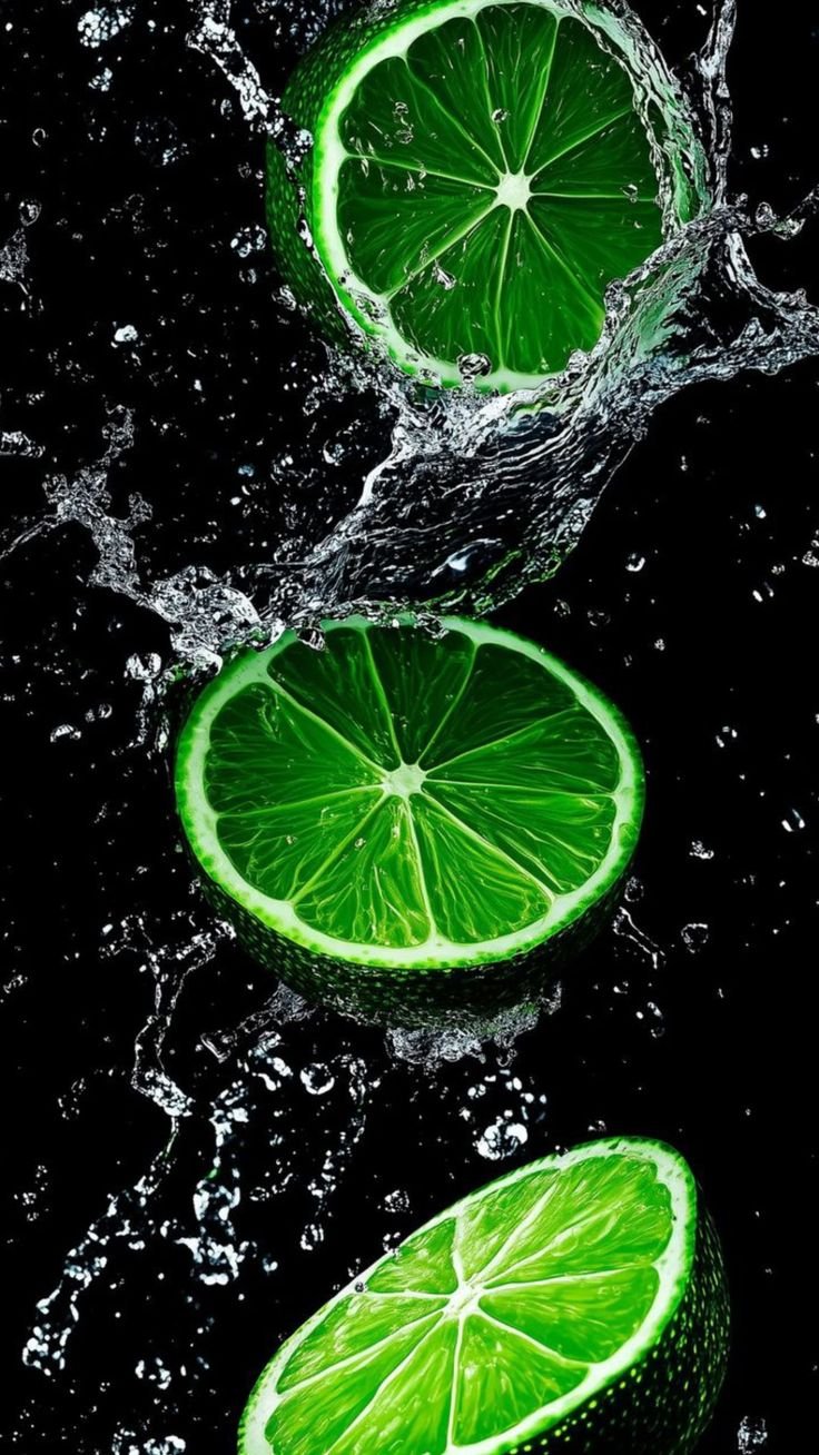 Lime splash wallpaper Download