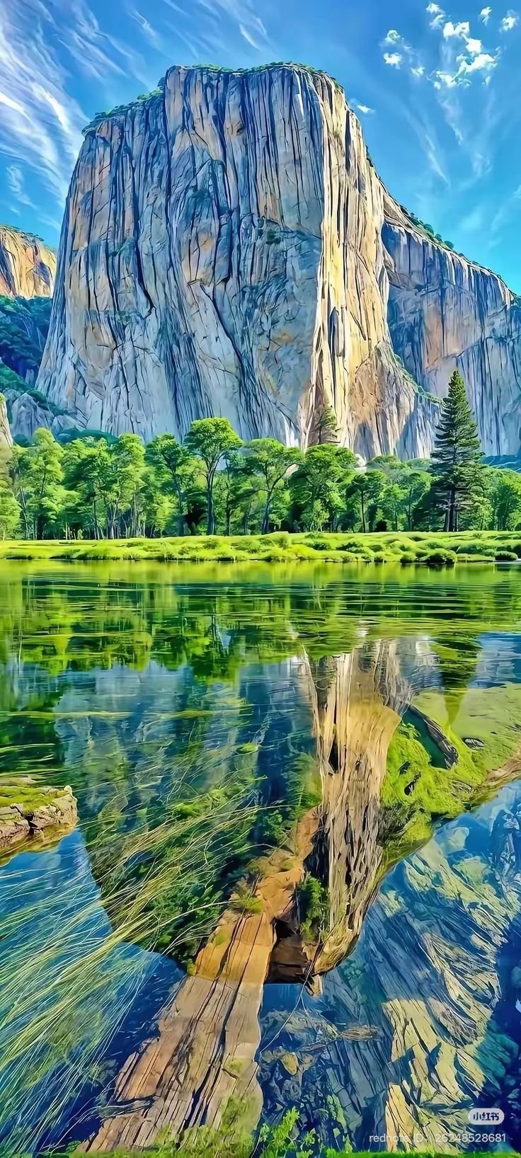 Nature and a clear lake wallpaper download