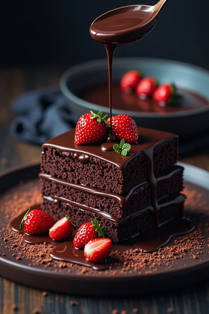 Candy and strawberries Wallpaper Download