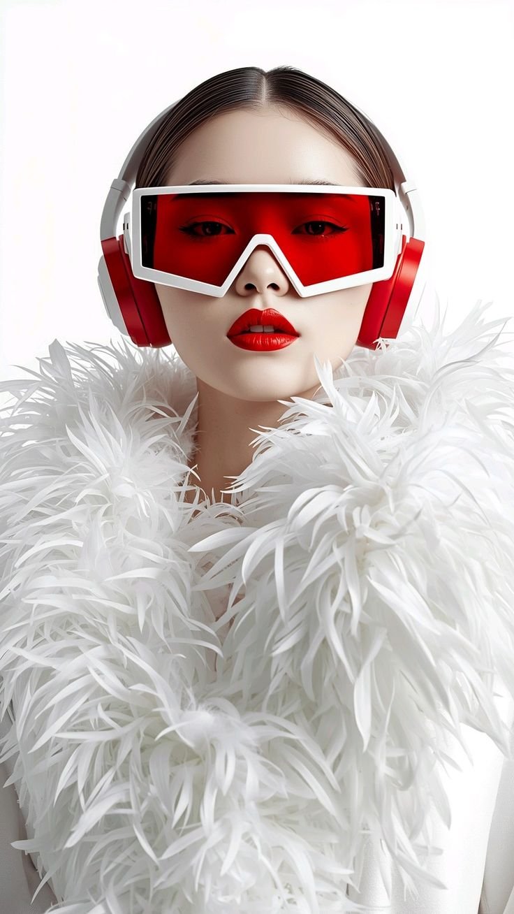 Luxury lady on Glasses 4k wallpaper